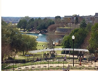 One of the parks in Columbia, SC