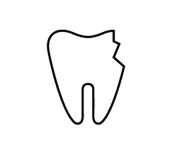 A chipped tooth to represent a preferred fellow dentist in our community of Columbia, SC